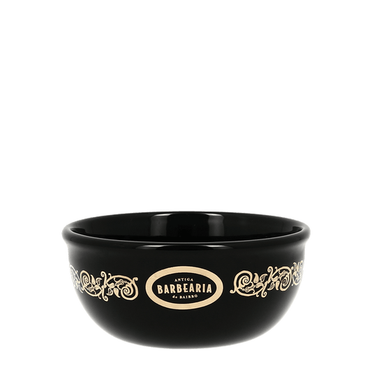 Antiga Barbearia de Bairro Black and Gold Shaving Bowl (Small)