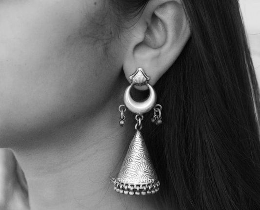 Anvaya Cone Shaped Jhumkas