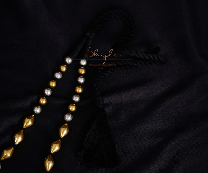 Anvaya Dual Tone Versatile Bead Necklace
