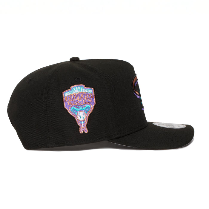 Arizona Diamond Backs Black 950 AFRAME 98 Inag. Snap Back
