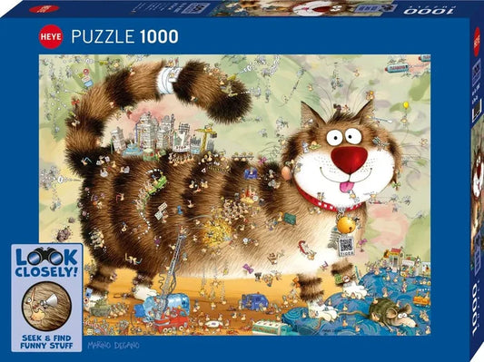 Autruche: 1000pc, At the Cat, Look Closely!