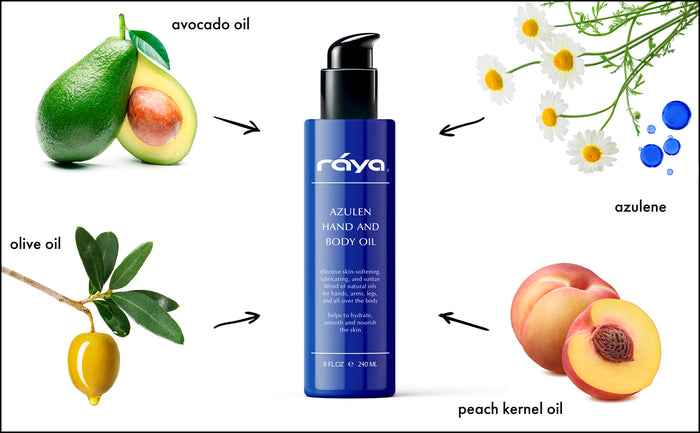 AZULEN HAND AND BODY OIL (451) RAYA SPA - rayaspa