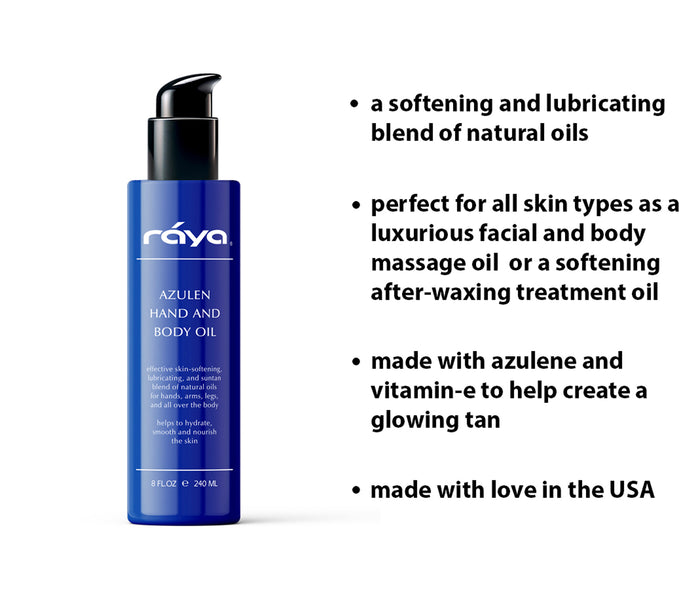 AZULEN HAND AND BODY OIL (451) RAYA SPA - rayaspa