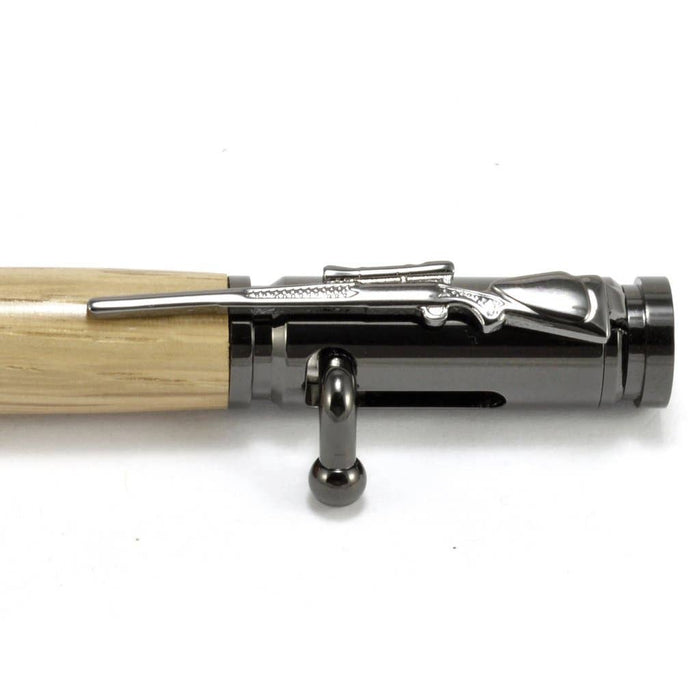 Ballpoint Pen | Handmade Bolt Action in Whiskey Barrel