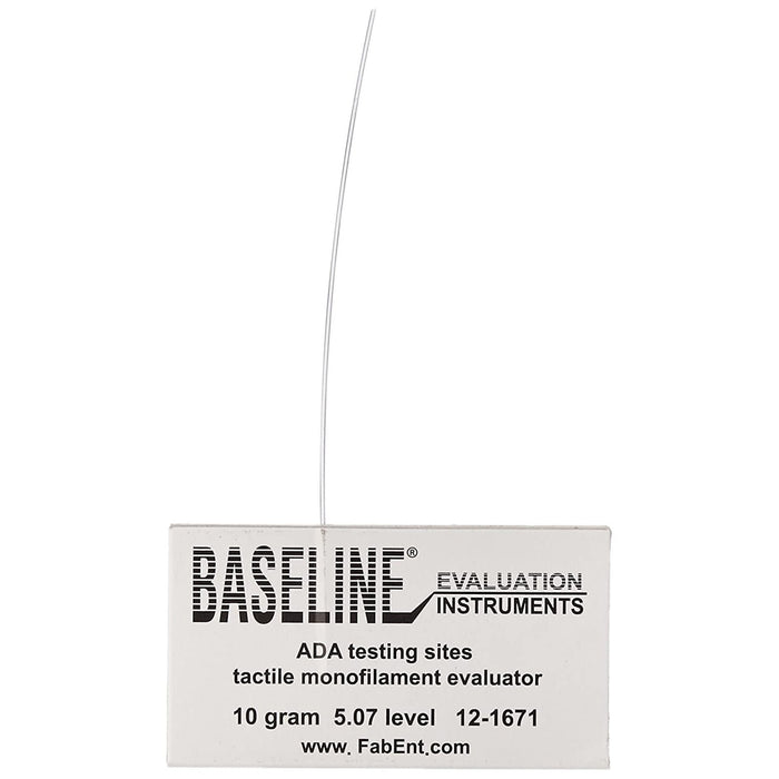 Baseline Tactile Monofilament Sensory Test, 10 Gram, 40-Pack - 12-1671-40-Single - LL Medico
