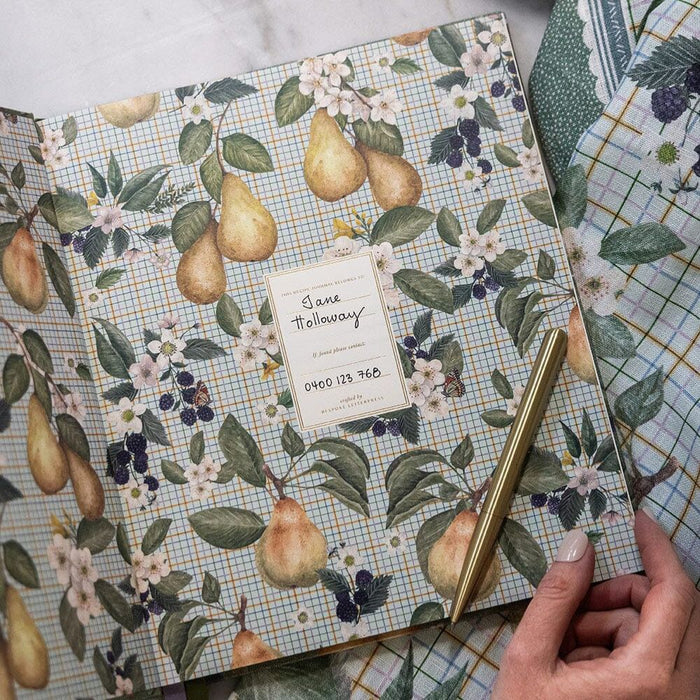 Bespoke Letterpress Heirloom Recipe Book Journal