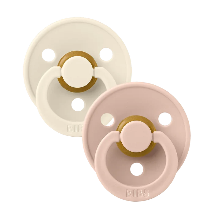 Bibs Anatomical Dummy Natural Rubber - Ivory/Blush