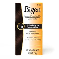 Bigen Permanent Powder Hair Color: Shade 46 Light Chestnut