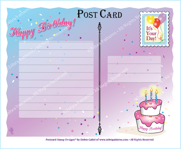 Birthday Postcard Kit