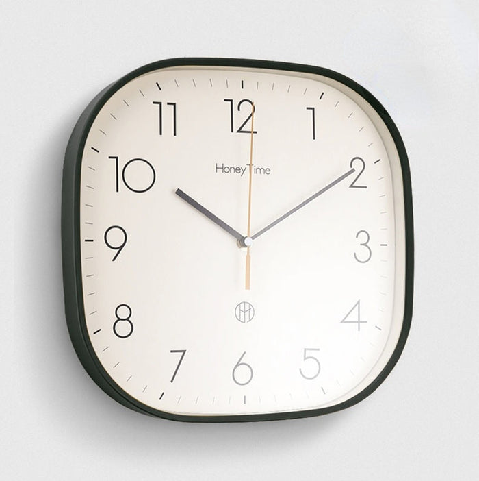 Black Square Wall Clock