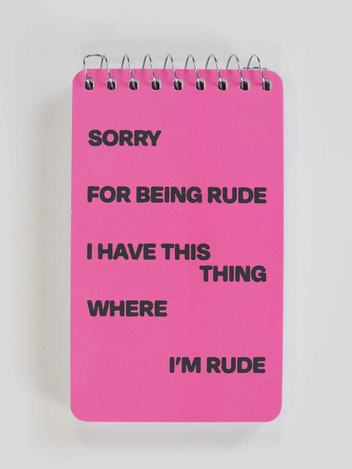 Sorry for being rude
