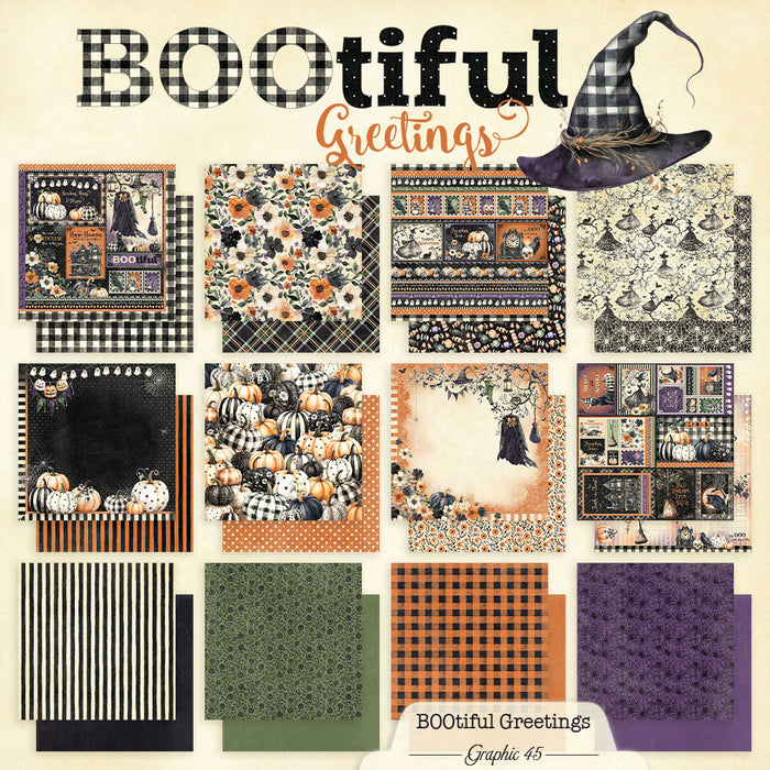 BOOtiful Greetings 8x8 Collection Pack - Graphic 45