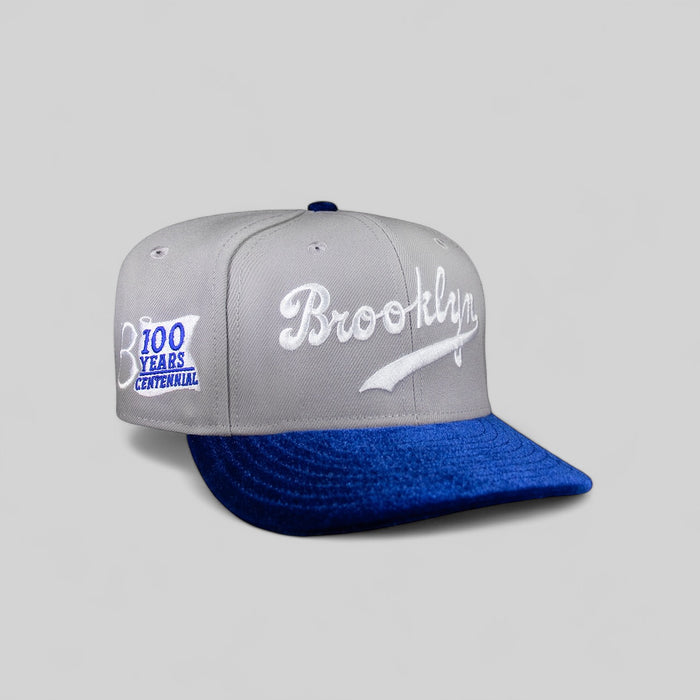 Brooklyn Dodgers Grey and Royal Velvet 100 Years