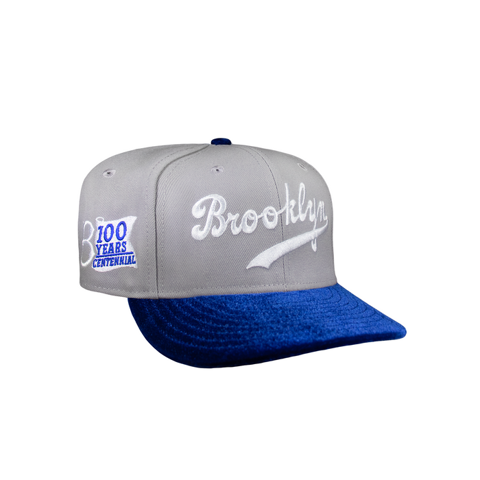 Brooklyn Dodgers Grey and Royal Velvet 100 Years
