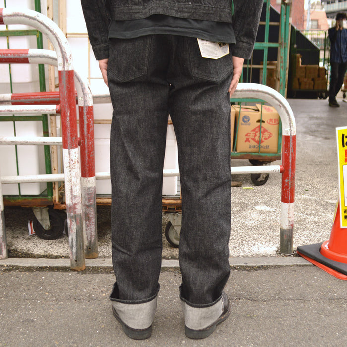 BUZZ RICKSON'S "BR43042" World War 2 Black Denim Waist Overalls
