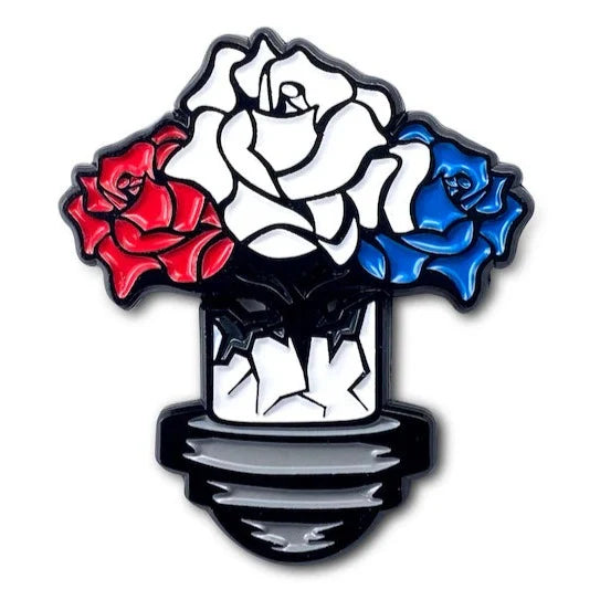 BVANDB Roses Barber Pin
