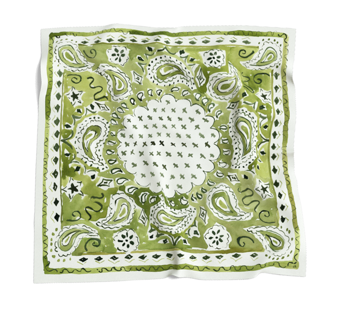 Cactus Sage Bandana Scarf