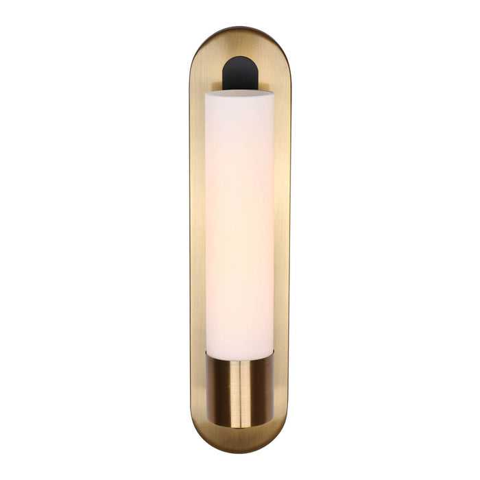Wall Sconce Canarm IWF782B01BKG Tripp Gold & Matte Black Wall Sconce Canarm