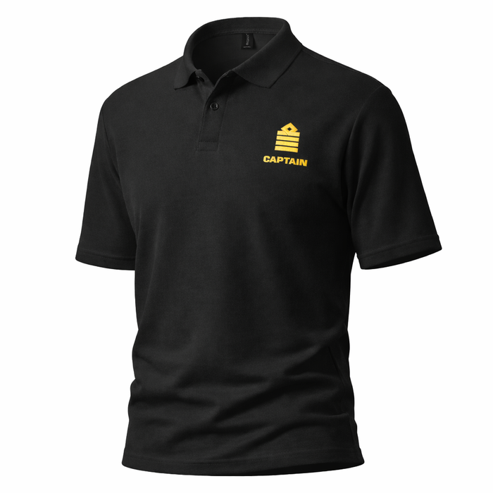 Captain Uniform Polo Shirt – Left Chest Embroidery