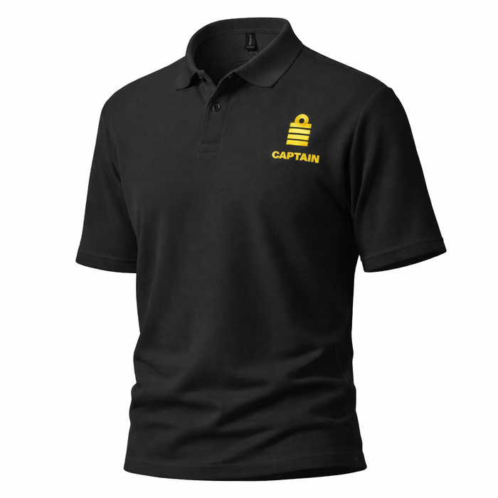 Captain Uniform Polo Shirt – Left Chest Embroidery