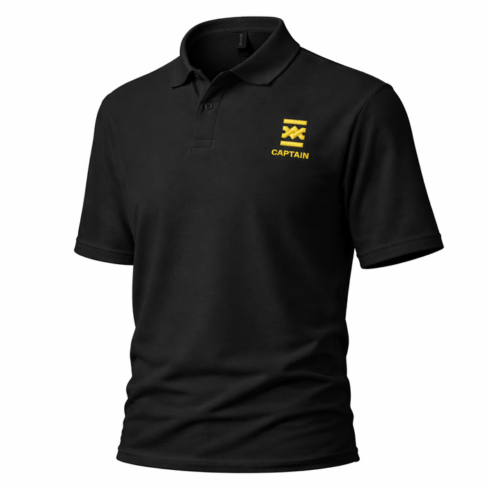 Captain Uniform Polo Shirt – Left Chest Embroidery
