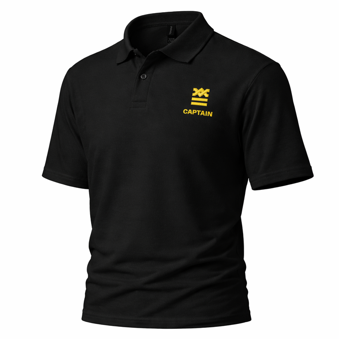 Captain Uniform Polo Shirt – Left Chest Embroidery