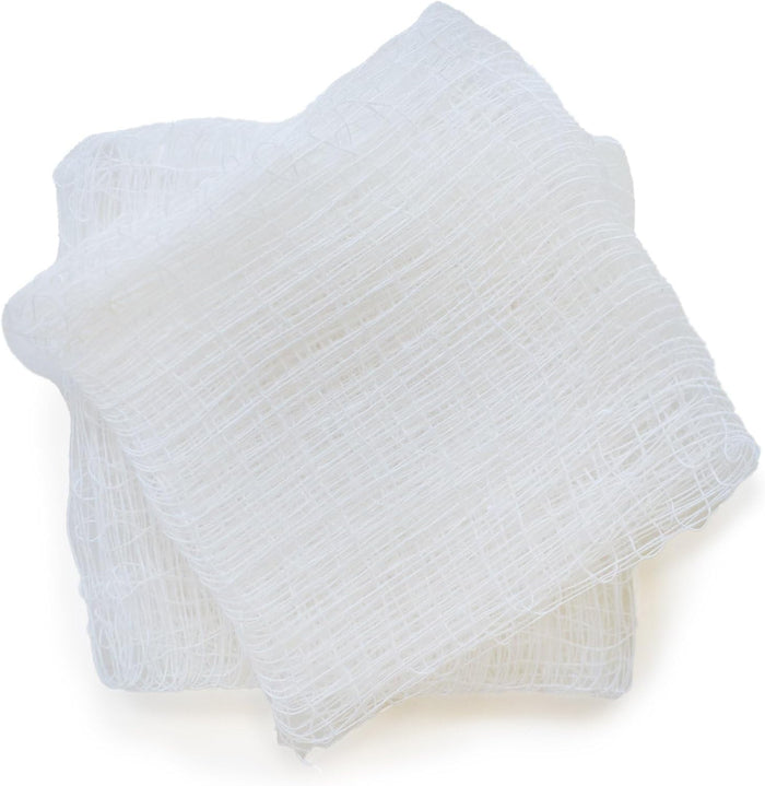 CareStock Gauze Sponge, 2 x 2 in. 12-Ply, Medical-Grade Cotton Wound Dressing
