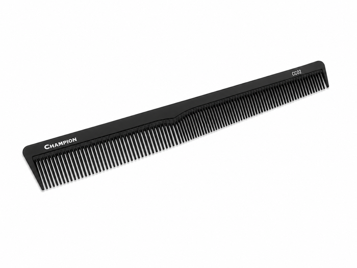Champion Carbon Barber Styling Comb - 7"
