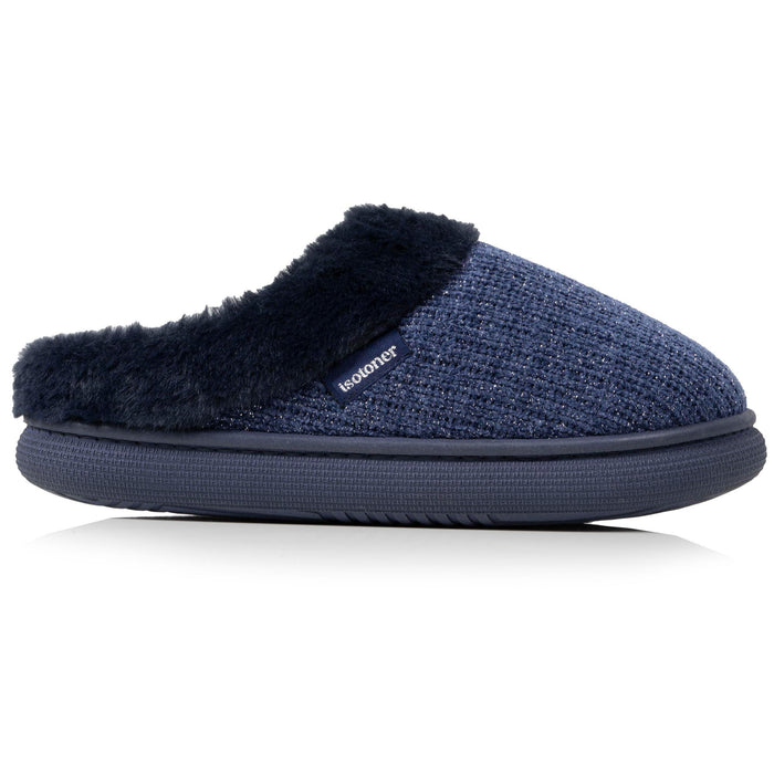 Chaussons mules Femme BLOUP Marine Lurex