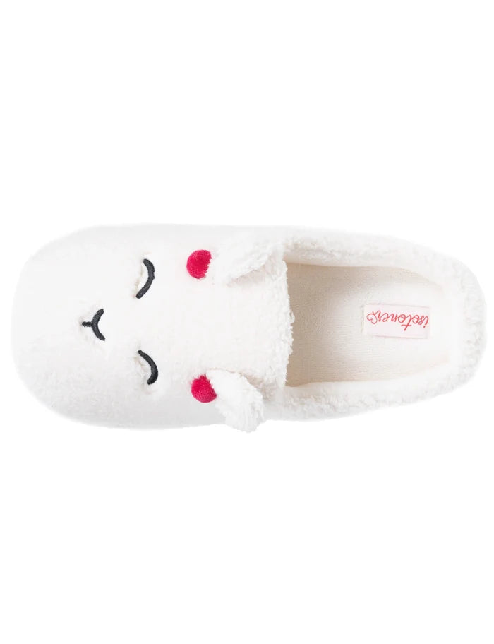 Chaussons Mules Femme sherpa lama Ivoire