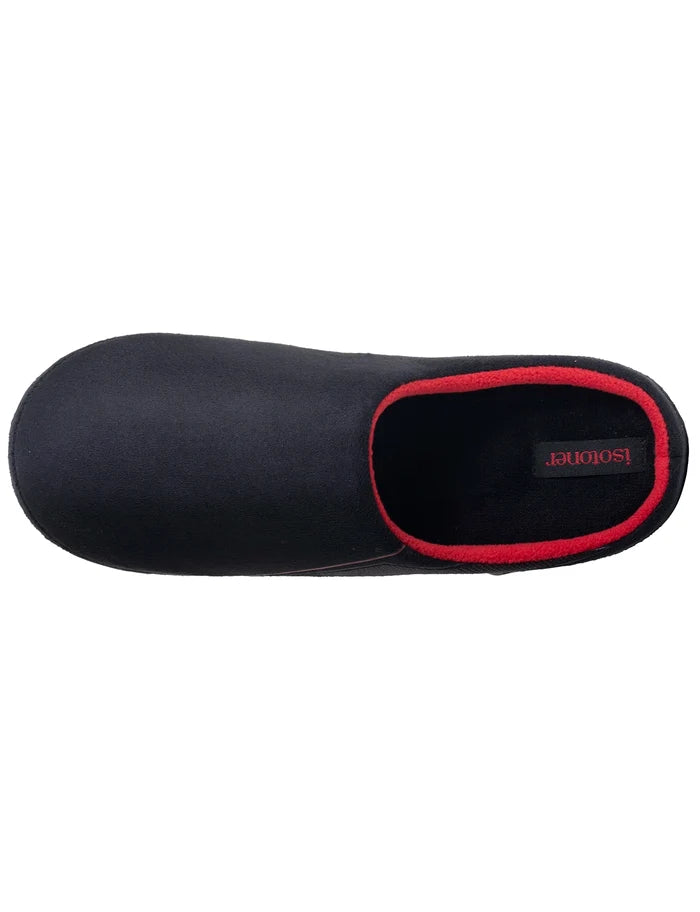 Chaussons Mules Homme suédine Noir