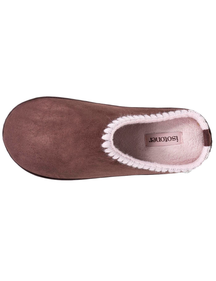 Chaussons mules plateforme Femme Cachou
