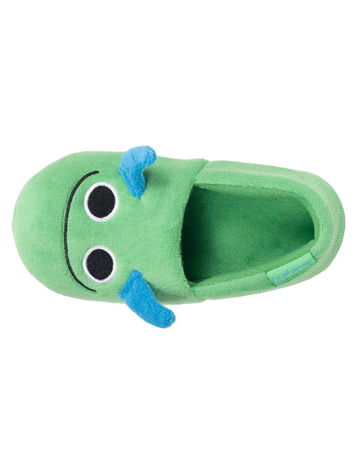 Chaussons Slippers Enfant micro-éponge Vert