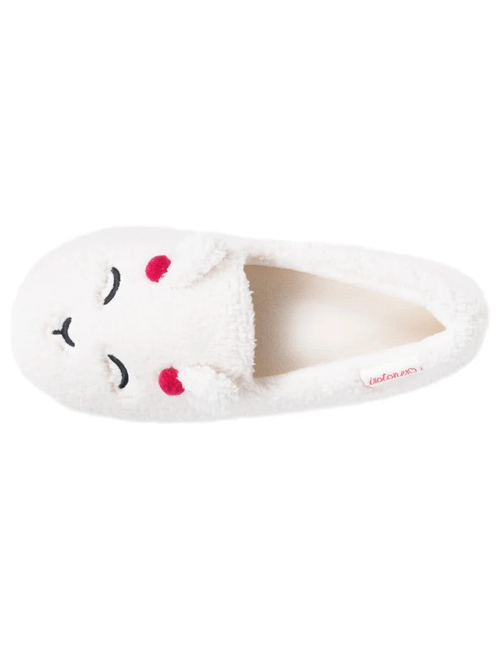 Chaussons Slippers Femme sherpa lama Ivoire