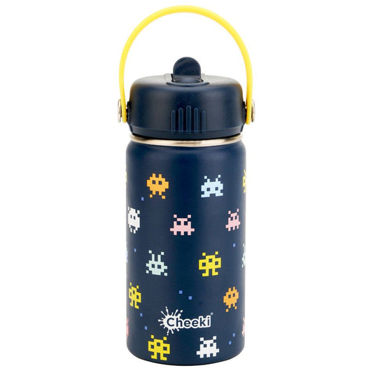 Cheeki Insulated Little Adventurer Kids Water Bottles 400ml - Arcade