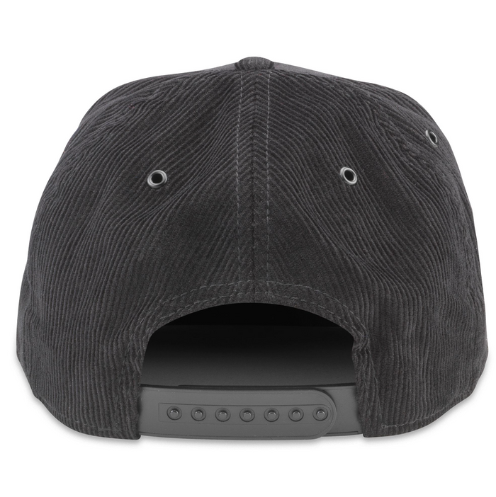 Chicago Blackhawks Black Corduroy Snap Back