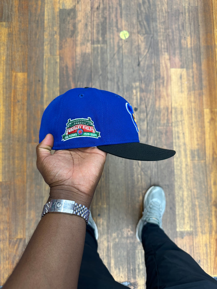 Chicago Cubs Royal Blue and Black Cooperstown Wrigley Field