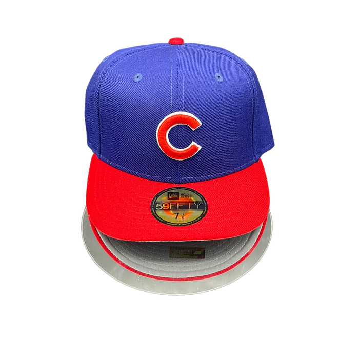 Chicago Cubs Royal Blue and Red GREY UV