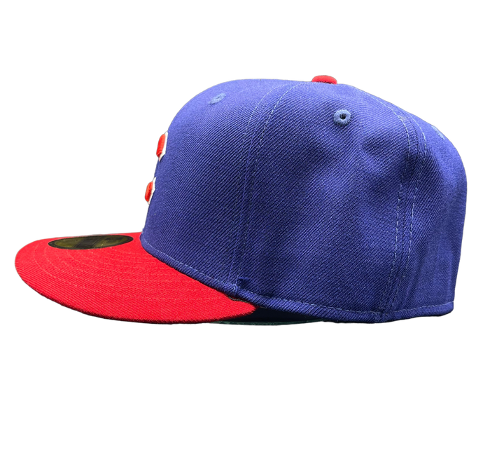 Chicago Cubs Royal Blue and Red GREY UV