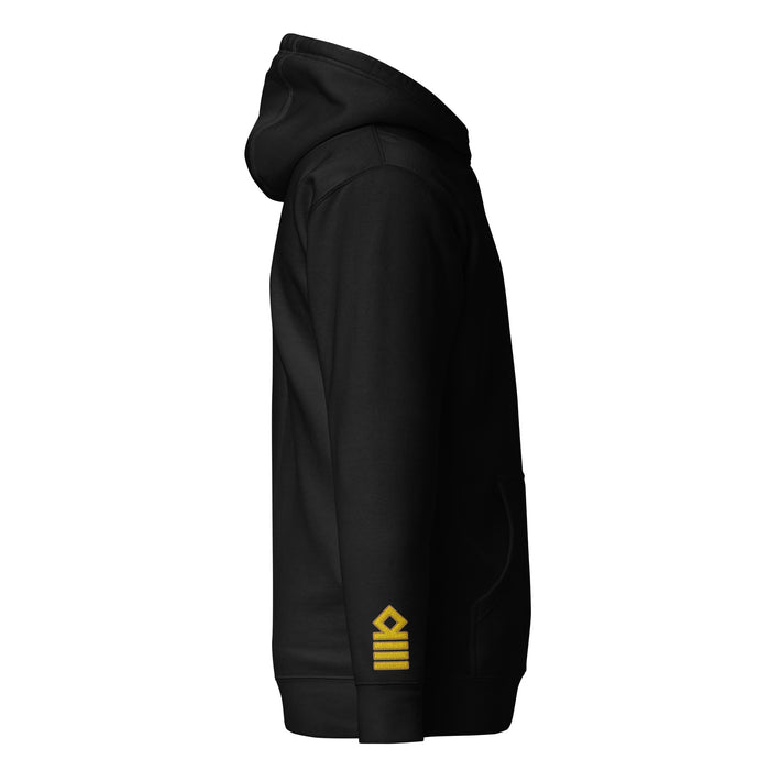 Chief Engineer uniform hoodie with embroidery. - IamSEAWOLF shop
