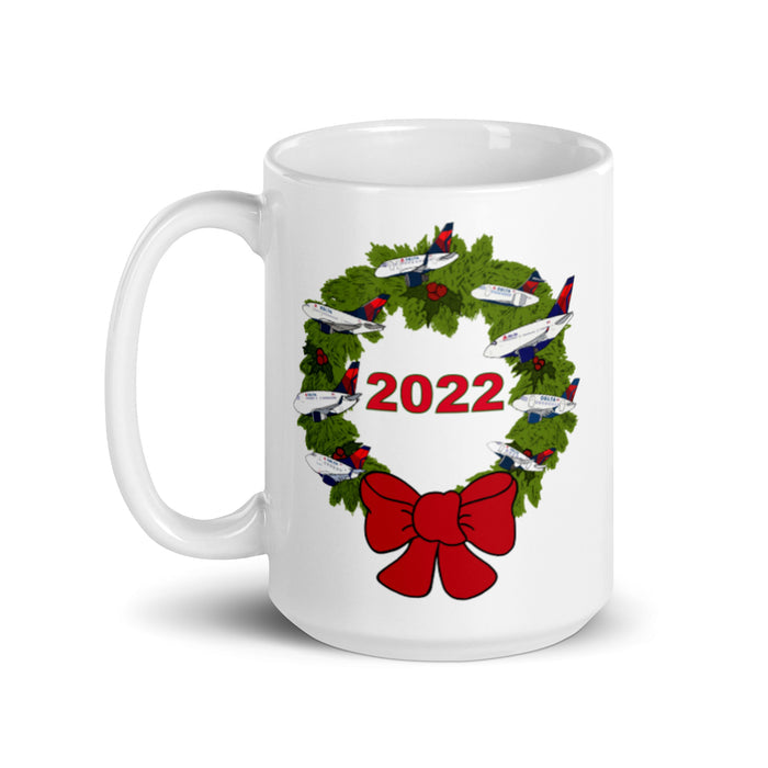 Christmas 2022 AMES White glossy mug
