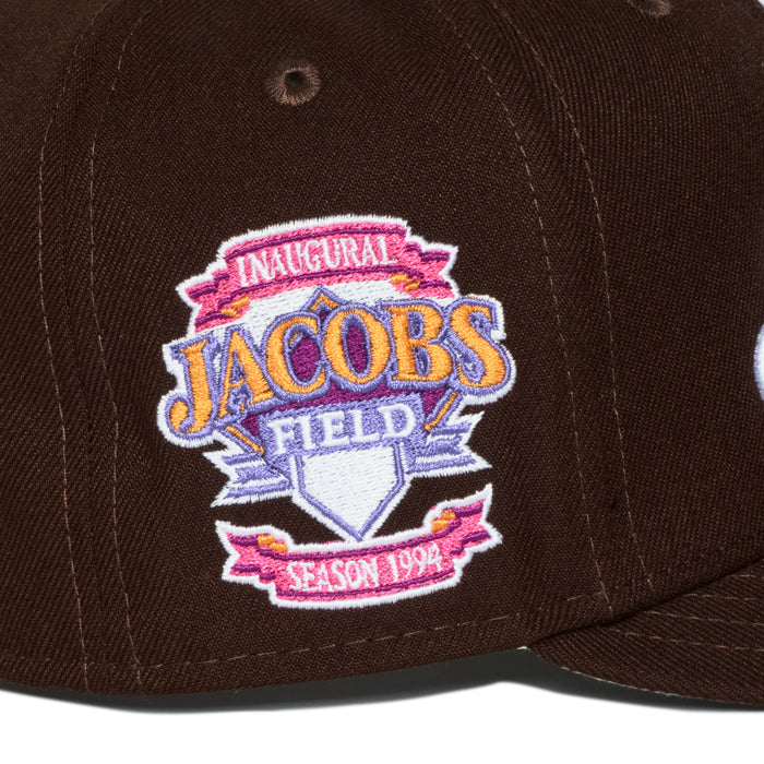 Cleveland Indians Dark Brown Gradient Script Jacobs Field