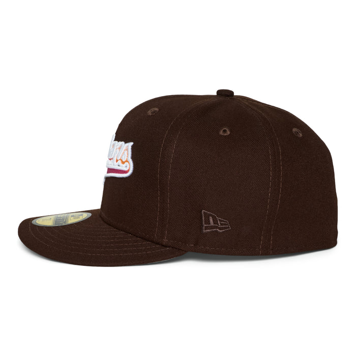 Cleveland Indians Dark Brown Gradient Script Jacobs Field