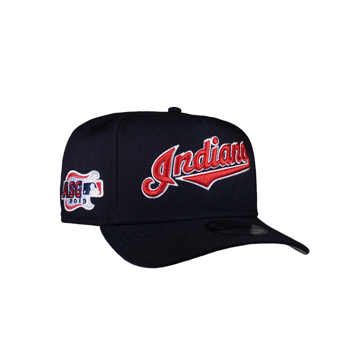 Cleveland Indians Navy Script 950 AFrame 19 ASG Snap Back