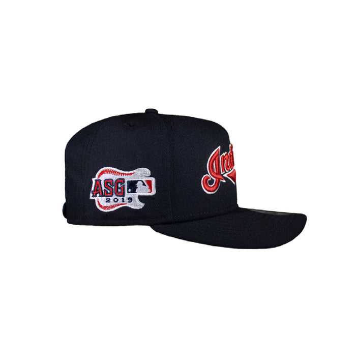 Cleveland Indians Navy Script 950 AFrame 19 ASG Snap Back
