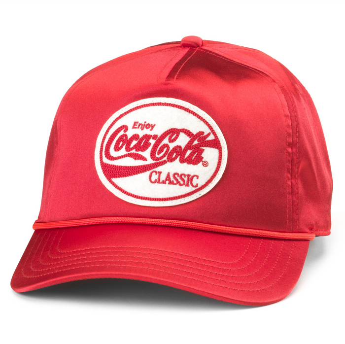 Coca Cola Satin Snap Back