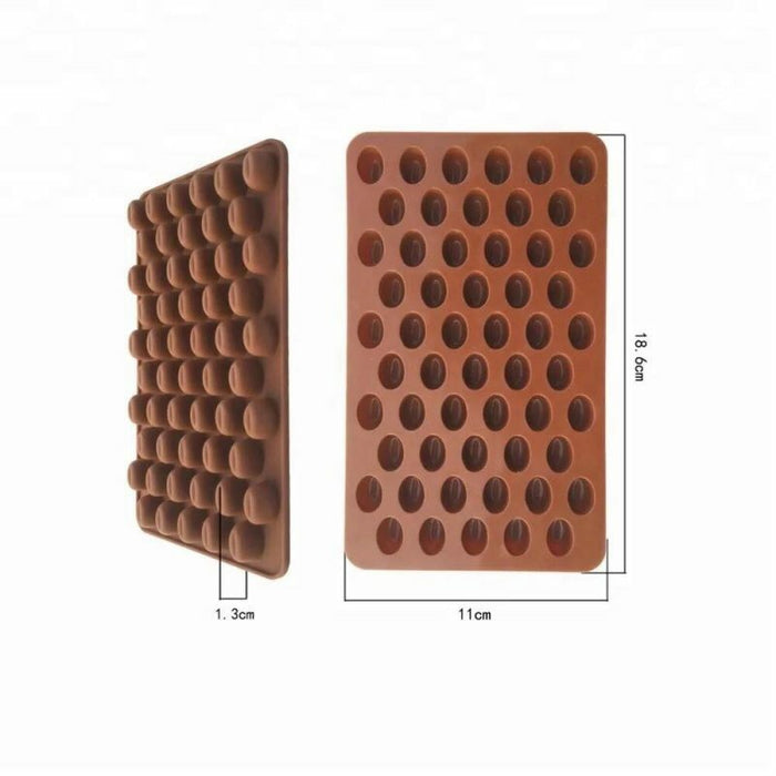 Coffee bean silicone mold