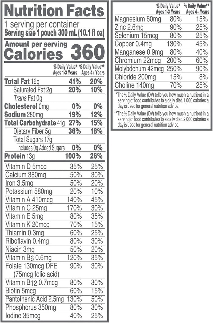 Compleat Pediatric Organic Blends Tube Feeding Formula, Plant Based, 10.1 oz - 00043900117218-Single - LL Medico