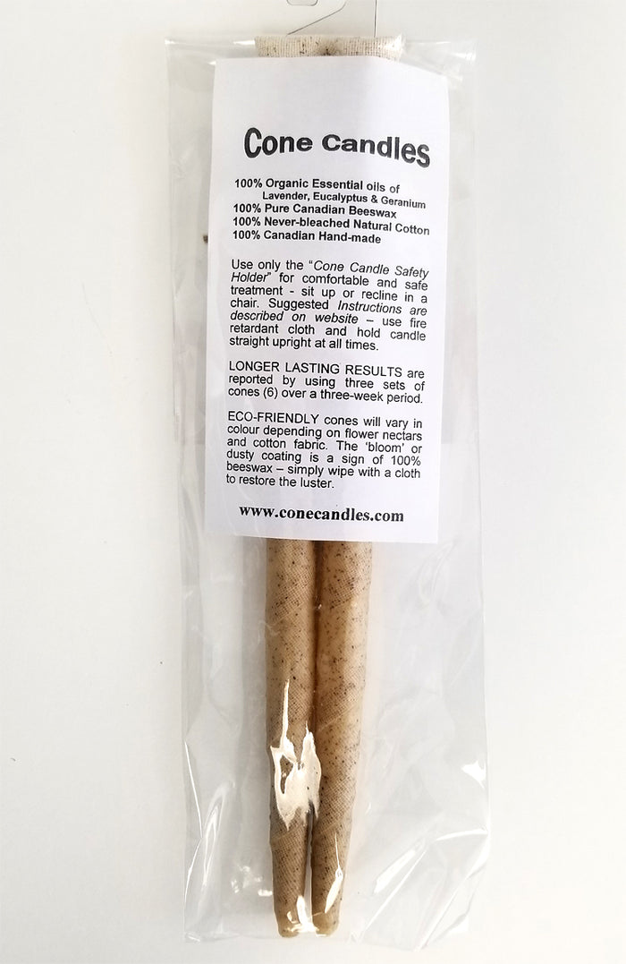 Cone Candles (aka Ear Candles) 2 pack