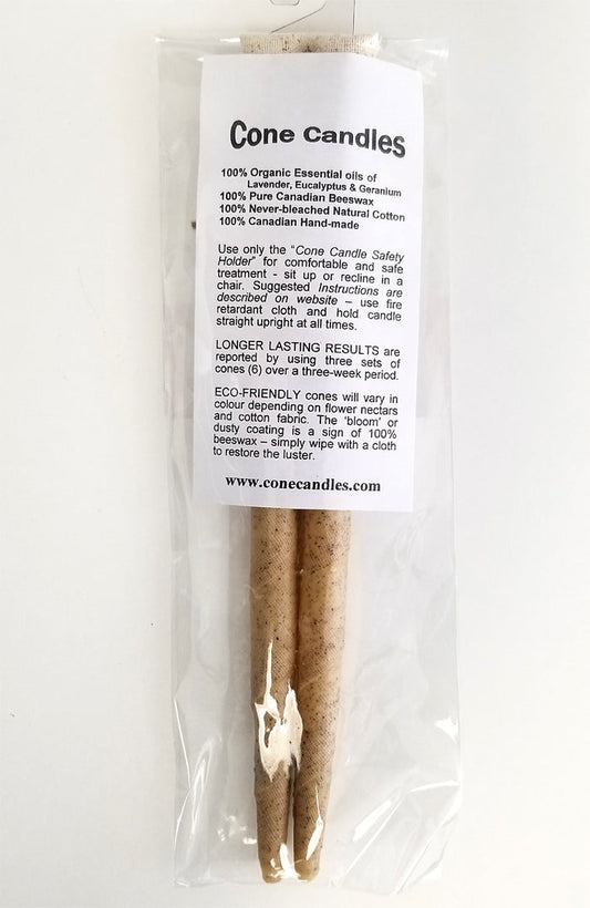 Cone Candles (aka Ear Candles) 2 pack